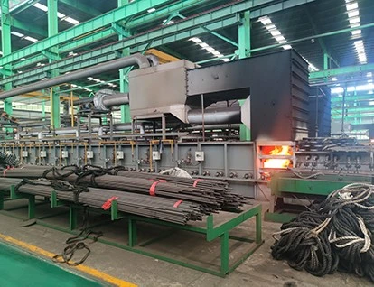 heat treatments for U-shaped steel tubes